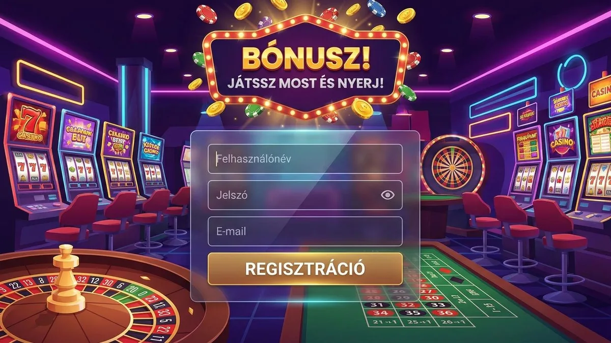 Regisztráció bónusszal